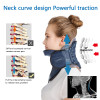 LEAMAI Newest Cervical Neck Traction Device-Adjustable Inflatable Neck Stretcher Collar for Home Traction Spine Alignment -C03