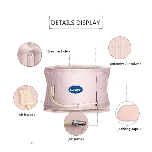 LEAMAI-Decompression Back Belt, Bold Air Column Stronger Support for Your Back, Relief Back Pain- Type I,Size S,L(25"-47")