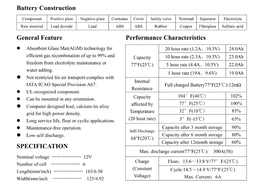 12V 55Ah Car battery