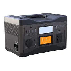 Solar UPS 220V Portable Power Station Multi-Function Energy Storage 500W using in outdoor and camp.