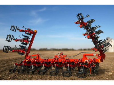 13 Rows Inter-Row Cultivator-Without Fertilizer-Foldable For Walking Tractor Quality Farm Mounted  Planter Connected to Tractor