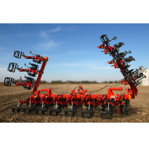 Cultivador entre hileras de 13 hileras, sin fertilizante, plegable para motocultor, sembradora montada en granja de calidad conectada al Tractor