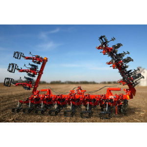 13 Rows Inter-Row Cultivator-Without Fertilizer-Foldable For Walking Tractor Quality Farm Mounted  Planter Connected to Tractor