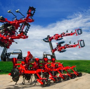 13 Rows Inter-Row Cultivator-Without Fertilizer-Foldable For Walking Tractor Quality Farm Mounted  Planter Connected to Tractor