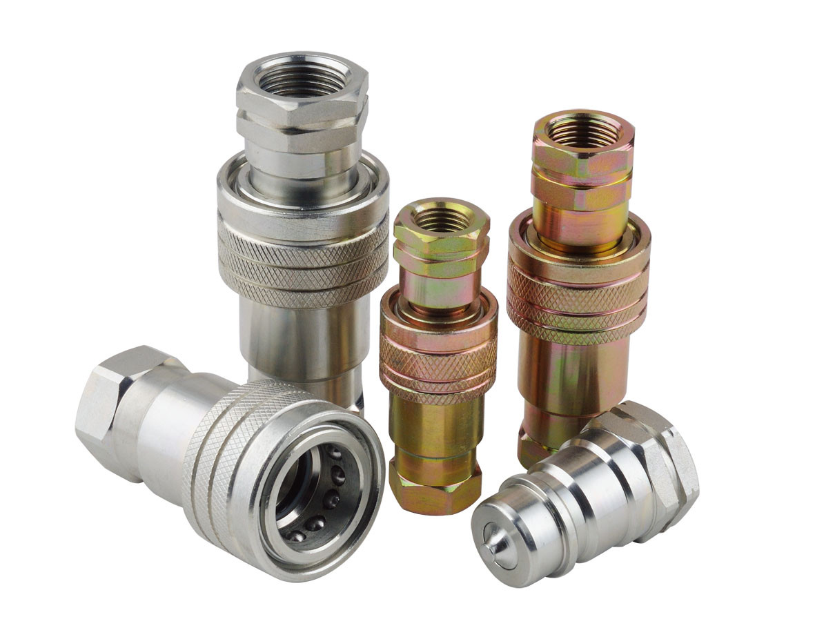 BSPP NPT Thread Hydraulic Quick Coupler ISO a