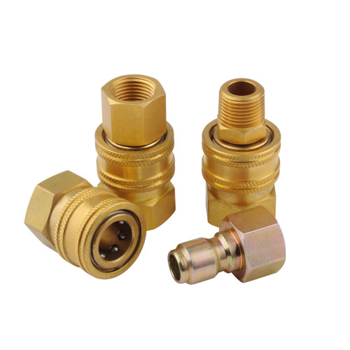 No Valve Hydraulic Quick Coupling Straight-thru