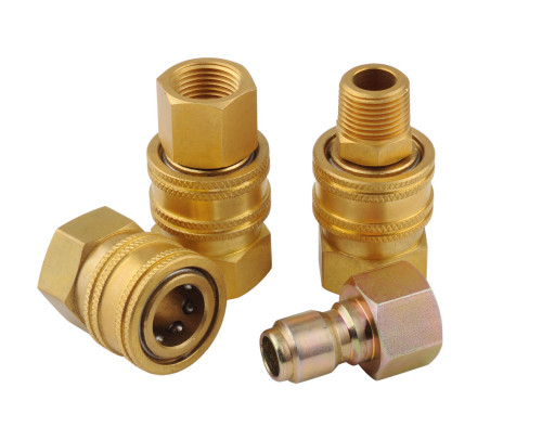 No Valve Hydraulic Quick Coupling Straight-thru