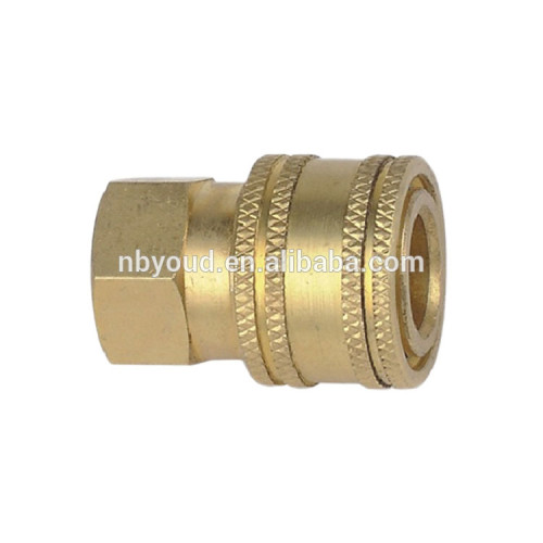 No Valve Hydraulic Quick Coupling Straight-thru
