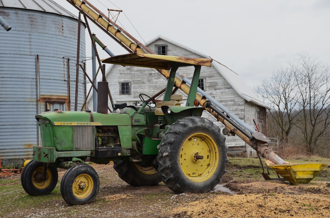 Farm Tractor with Attachments