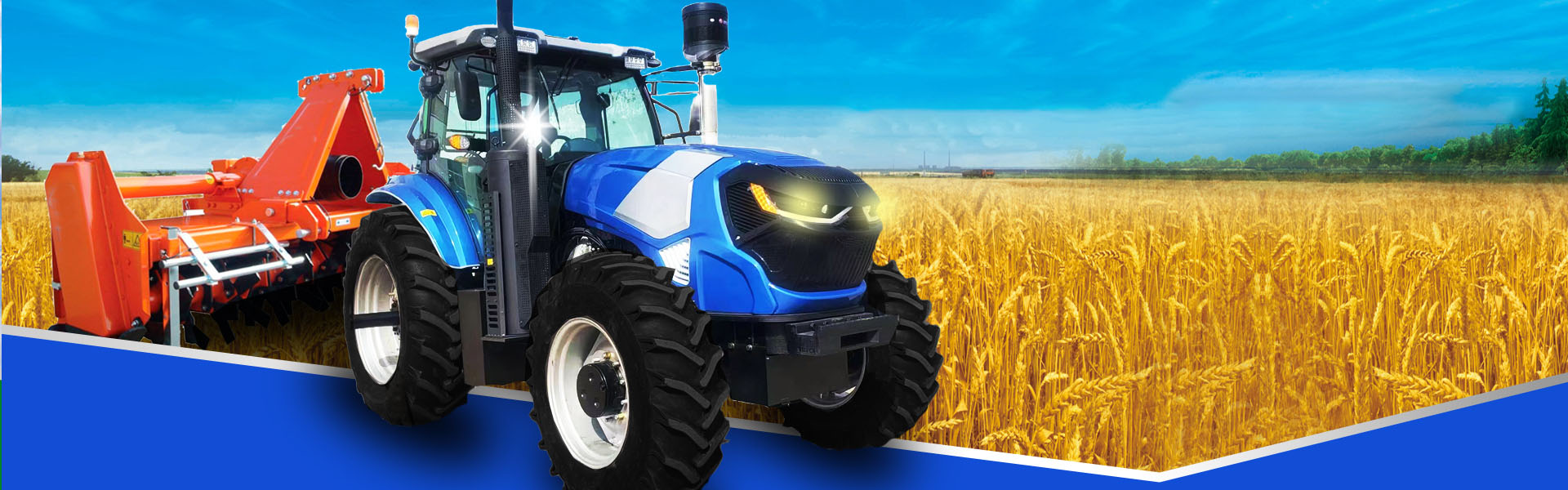 Высокопроизводительный пахотный трактор мощностью 380 л.с.