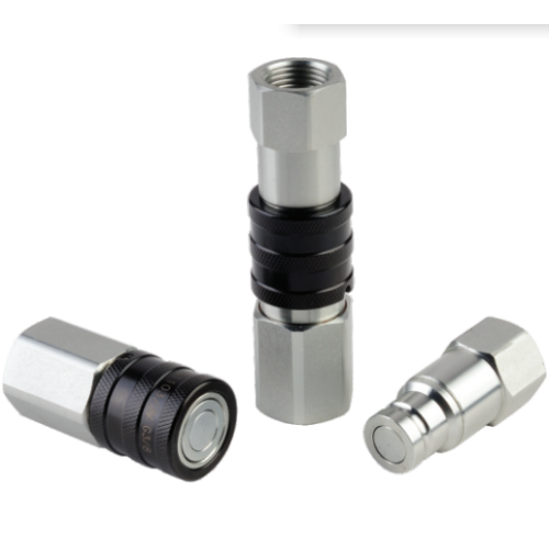 Hydraulic Quick Release Coupling Hose Fittings Flat Face ISO16028