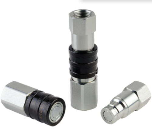 Hydraulic Quick Release Coupling Hose Fittings Flat Face ISO16028