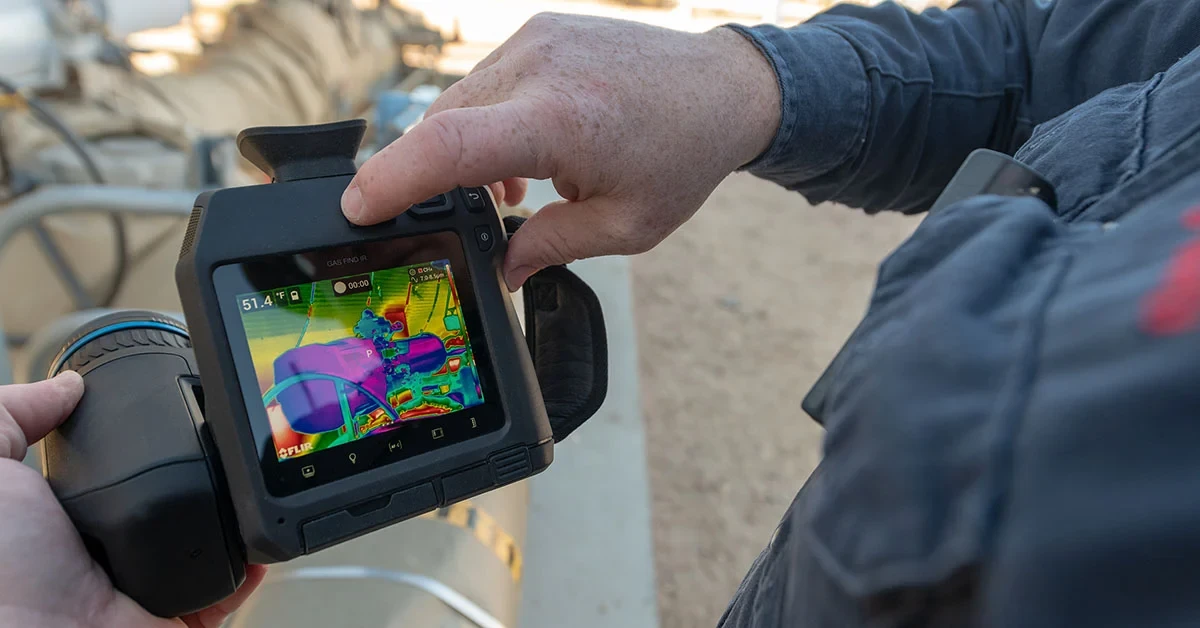 the applications of thermal imaging cameras in gas leak detection