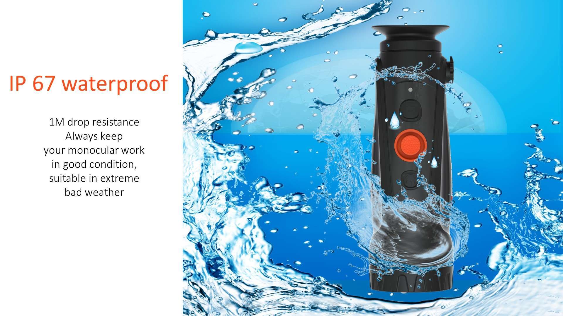 waterproof monocular