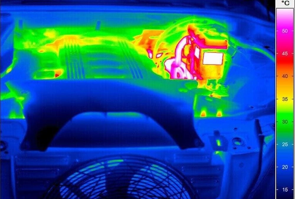  the method of using infrared thermal imaging cameras