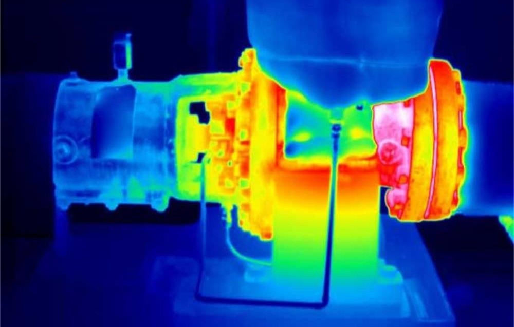he specific application of infrared thermal imaging cameras in industrial production