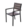 Wholesale Modern Outdoor WPC Garden Chair With Aluminum Frame(YF-SMC202)