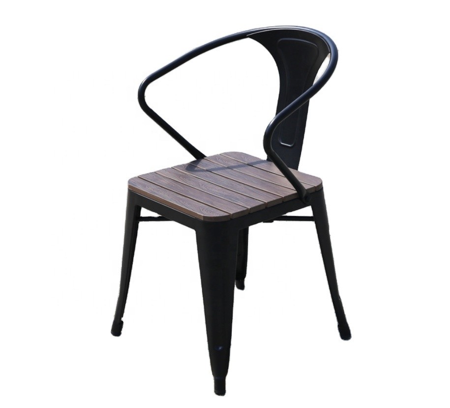 Wholesale Outdoor WPC Patio Garden Chair With Aluminum Frame(YF-SMC203)