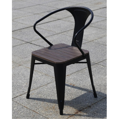 Wholesale Outdoor WPC Patio Garden Chair With Aluminum Frame(YF-SMC203)