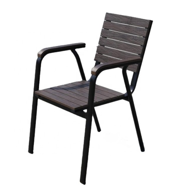 Wholesale Modern Stackable Outdoor WPC Garden Chair(YF-SMC204)