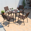 Wholesale Modern Stackable Outdoor WPC Garden Chair(YF-SMC204)