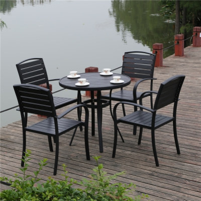 Wholesale Modern Stackable Outdoor WPC Garden Chair(YF-SMC205)