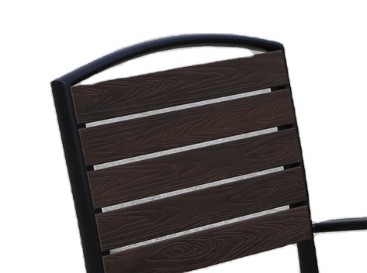 Wholesale Modern Stackable Outdoor WPC Garden Chair(YF-SMC205)
