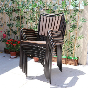 Wholesale Stackable Outdoor WPC Garden Chair(YF-SMC207)