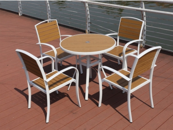 Wholesale Modern Stackable Outdoor WPC Garden Chair(YF-SMC208)