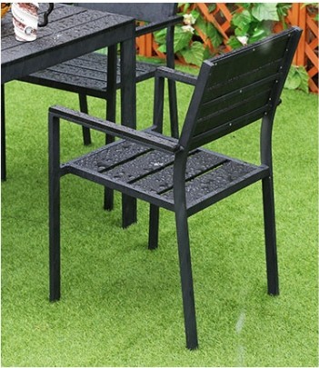 Wholesale Morden Outdoor WPC Garden Sets with 1 table and 4 chairs (YF-SMC209 YF-SMT226)