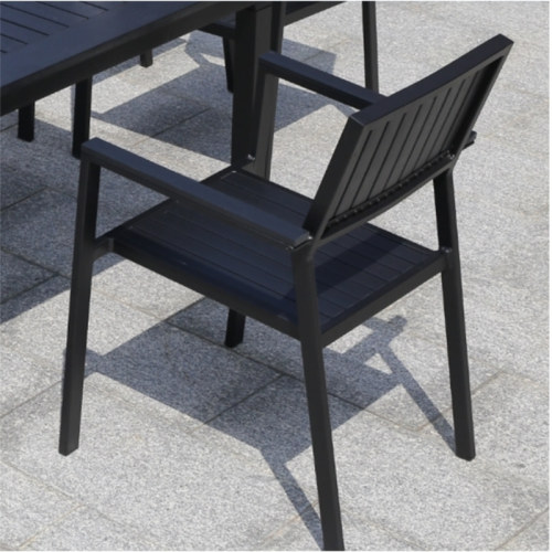 Wholesale WPC Garden Furniture Dining Set with  6 Chairs and 1 Table (YF-SMC209 YF-SMT224)