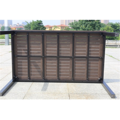 Wholesale Outdoor Rectangle WPC Garden Dining Table(YF-SMT210)
