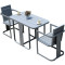 Wholesale Aluminium Outdoor Furniture Garden Set with 2 Chairs and 1 Table (YF-HW804)