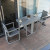 Wholesale Aluminium Outdoor Furniture Garden Set with 2 Chairs and 1 Table (YF-HW804)