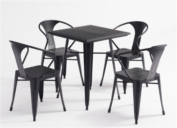 Wholesale Outdoor Stackable WPC Patio Garden Chair(YF-SMC211)