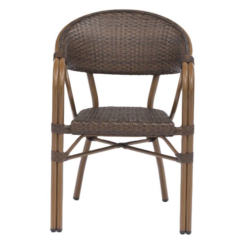 Wholesale Patio PE Aluminum Outdoor Rattan Bamboo Chair(YF-BT411)