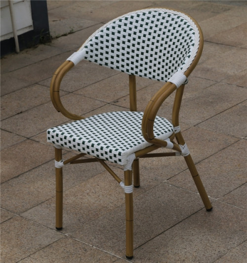 Wholesale Patio PE Aluminum Outdoor Rattan Bamboo Chair(YF-BT413)