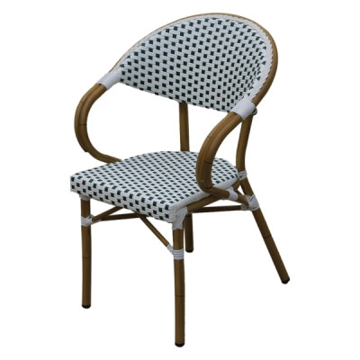 Wholesale Patio PE Aluminum Outdoor Rattan Bamboo Chair(YF-BT413)