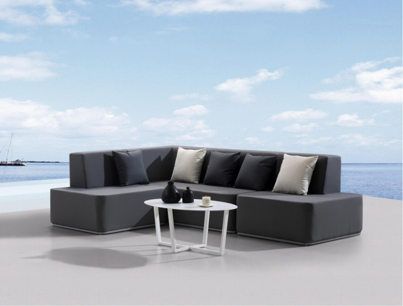 Wholesale fabric outdoor sofa set aluminium sofa set(YF-SF701)