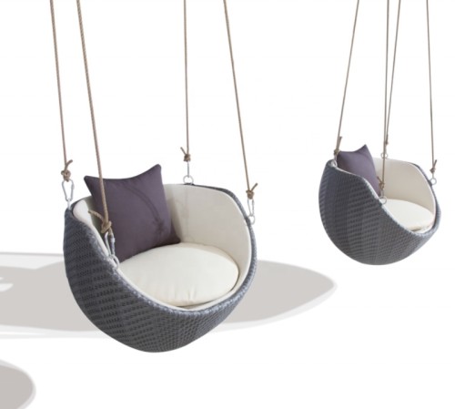 Wholesale aluminium plastic rattan outdoor swing chair(YF-BT404)