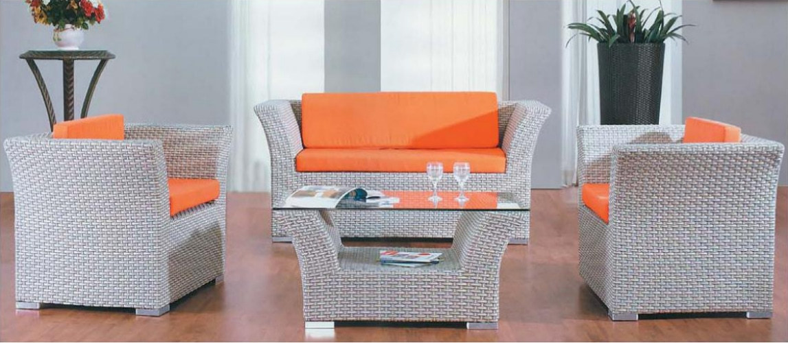 Wholesale Garden Rattan Outdoor Wicker Sofa Sets(YF-SF305#)