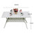 Leisure courtyard creative cast aluminum table | White patio table wholesale (YF-HWT803)