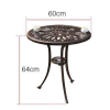 Cast aluminum outdoor round table wholesaler | Courtyard round rable supplier