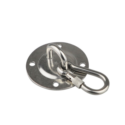 Ceiling Wall Mount Pad Eye Plate 304 Stainless Steel for Yoga Swings Hammocks/Suspension Training Straps