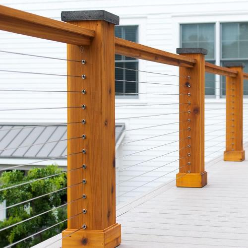 Cable Railing Hardware for Wood Posts | Timbertech Cable Rail Hardware Kit