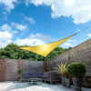 Triangle Sun Shade Sail Type with Strips Durable UV Shelter Canopy for Patio Outdoor Garden or Backyard