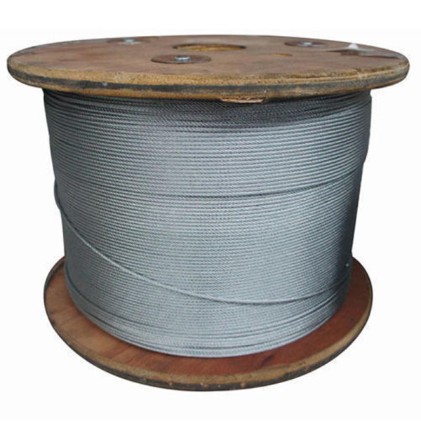 Cable de cuerda de alambre de acero inoxidable para aviones 1x19 cuerda de alambre de 1/8 pulgadas para barandilla | Decking | Balaustrada de bricolaje