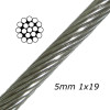 Stainless Aircraft Steel Wire Rope Cable 1x19 1/8Inch Wire Rope for Railing| Decking| DIY Balustrade