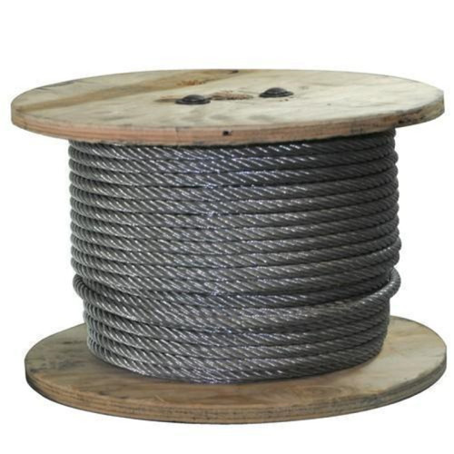 7x7 aircraft cable, Stainless Steel 304 Wire Cable,  7x7 Strand Core  Perfect for Outdoor, Yard, Garden or Crafts