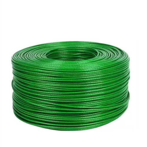 T316 Cuerda de alambre de acero inoxidable con revestimiento de PVC | Cable de alambre cubierto para aplicaciones en interiores o exteriores